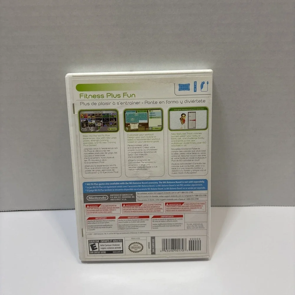 Wii Fit Plus (Nintendo Wii) Game Disc – Game Only, Tested, Working